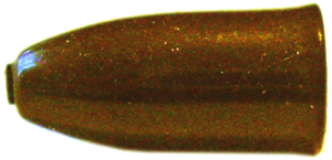 Brown Tung Tied Tungsten Worm Weight